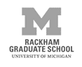 Rackham Graduate School - University of Michigan logo.