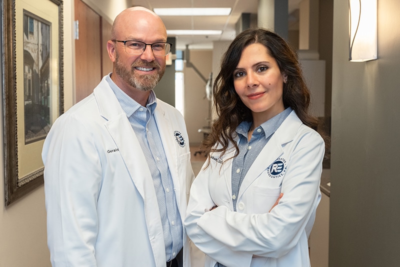 Dr. Gerald Gray and Dr. Manal Zaibak. Endodontists in rochester, PA